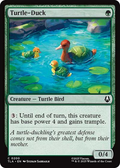 Turtle-Duck (Avatar: The Last Airbender) Light Play Foil
