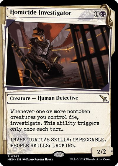 Homicide Investigator (Showcase) (Murders at Karlov Manor) Near Mint Foil