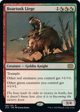 Boartusk Liege (Double Masters 2022) Light Play Foil