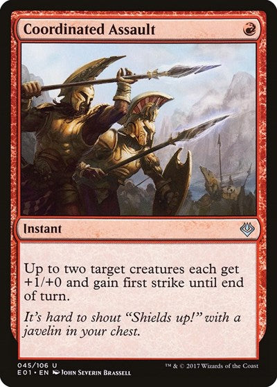 Coordinated Assault (Archenemy: Nicol Bolas) Near Mint