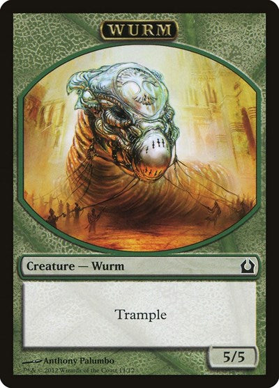 Wurm Token (Return to Ravnica) Light Play