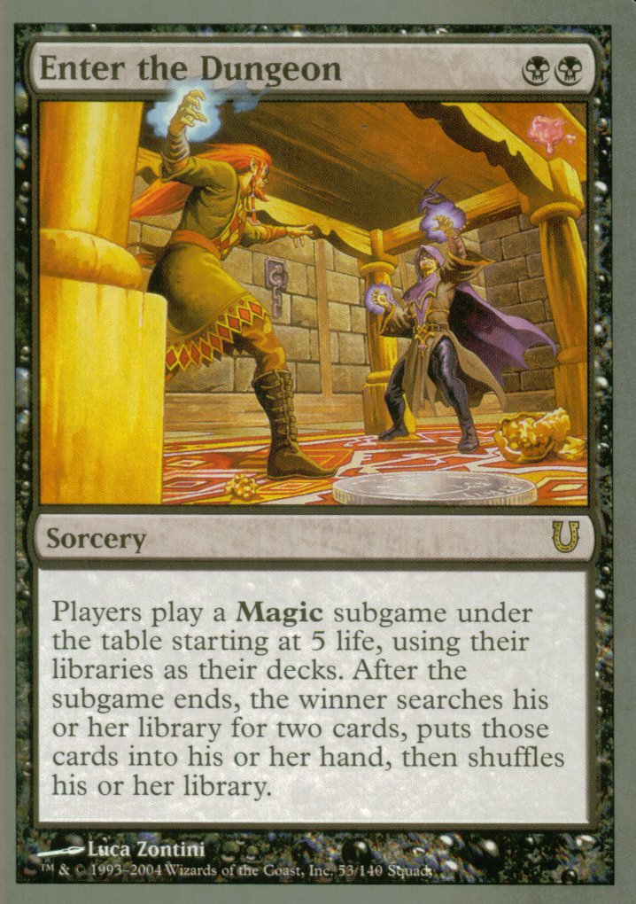 Enter the Dungeon (Unhinged) Medium Play