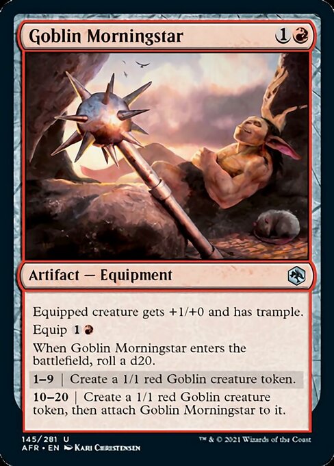 Goblin Morningstar (Adventures in the Forgotten Realms) Light Play
