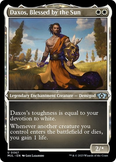 Daxos, Blessed by the Sun (Foil Etched) (March of the Machine: Multiverse Legends) Near Mint Foil