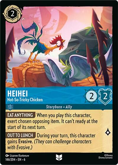 HeiHei - Not-So-Tricky Chicken (Azurite Sea) Near Mint Cold Foil