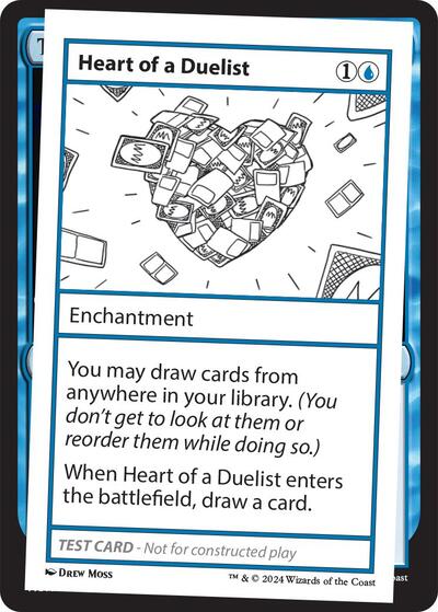 Heart of a Duelist (Mystery Booster 2 Playtest Cards) Near Mint