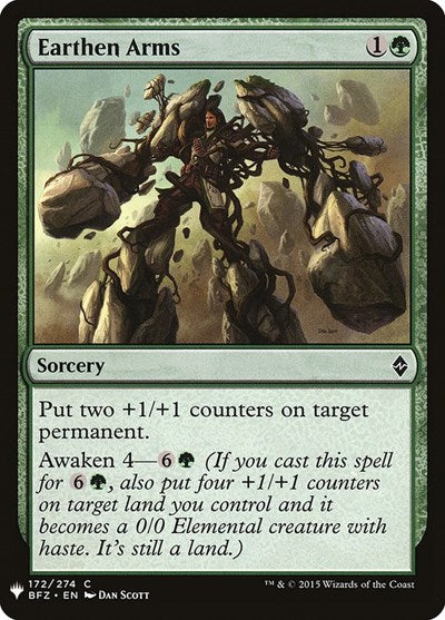 Earthen Arms (Mystery Booster) Light Play