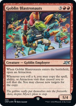 Goblin Blastronauts (Galaxy Foil) (Unfinity) Near Mint Foil