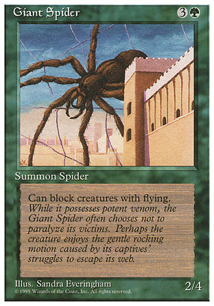 Giant Spider (4th Edition) Damaged / Poor