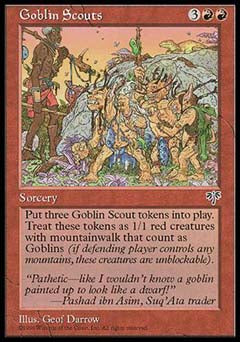 Goblin Scouts (Mirage) Near Mint
