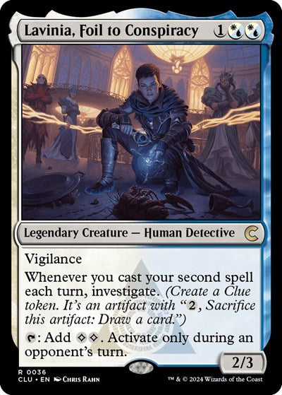 Lavinia, Foil to Conspiracy (Ravnica: Clue Edition) Light Play