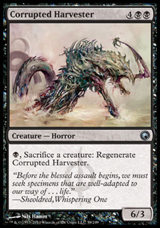 Corrupted Harvester (Scars of Mirrodin) Light Play
