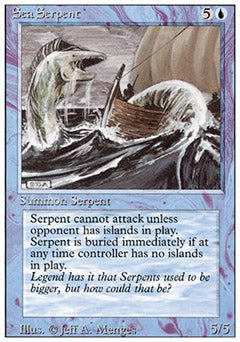 Sea Serpent (Revised) Medium Play