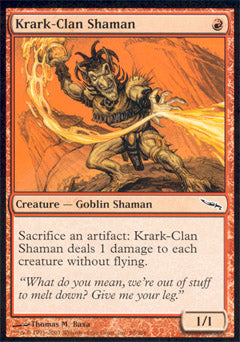 Krark-Clan Shaman (Mirrodin) Damaged / Poor