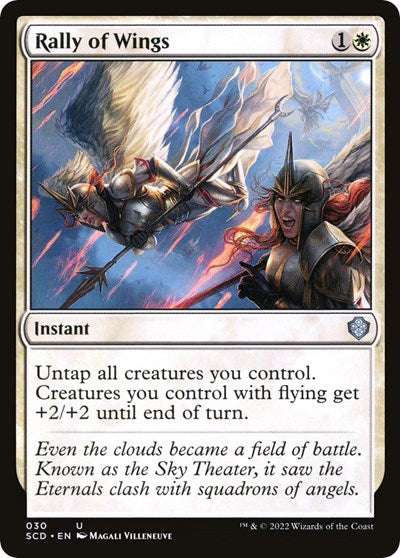 Rally of Wings (Commander 2022 Starter Decks) Medium Play
