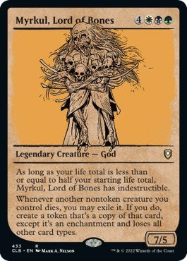 Myrkul, Lord of Bones (Showcase) (Commander Legends: Battle for Baldur's Gate) Near Mint Foil