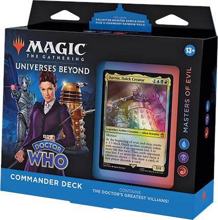 DR WHO: Masters of Evil Commander Deck