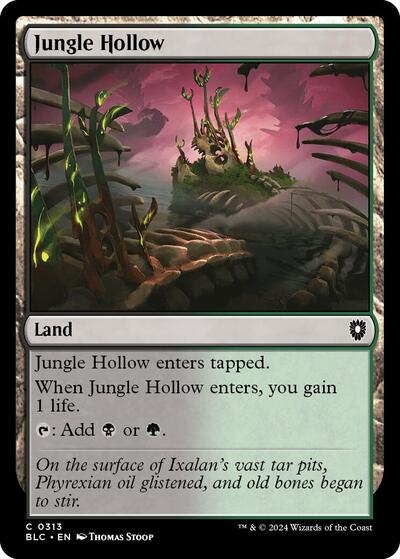 Jungle Hollow (Commander: Bloomburrow) Light Play