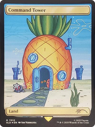 Command Tower (7012) (Rainbow Foil) (Secret Lair) Light Play Foil