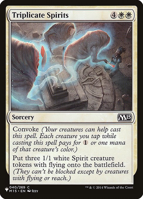Triplicate Spirits (The List) Light Play