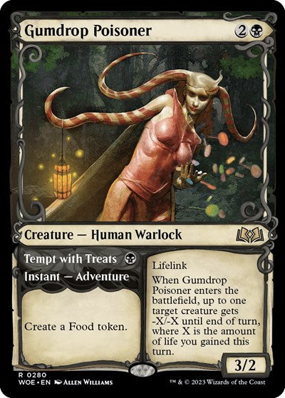 Gumdrop Poisoner (Showcase) (Wilds of Eldraine) Light Play