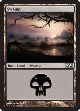 Swamp (239) (Magic 2014 Core Set) Light Play