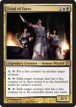 Triad of Fates (Theros) Medium Play Foil