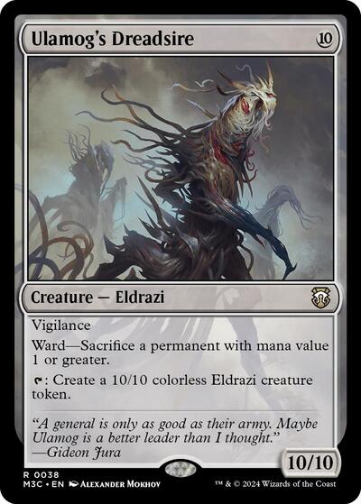 Ulamog's Dreadsire (Ripple Foil) (Commander: Modern Horizons 3) Light Play Foil