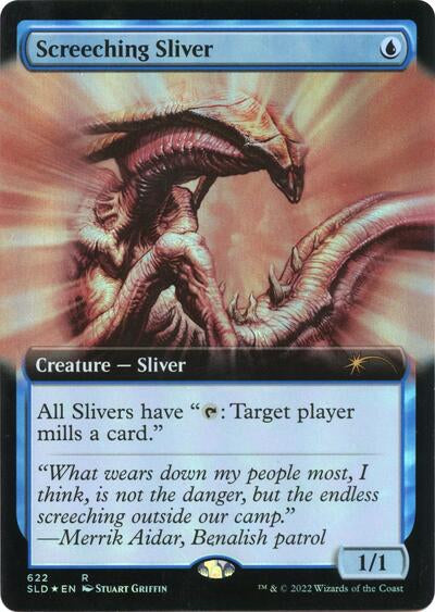 Screeching Sliver (Extended Art) (Secret Lair) Near Mint Foil