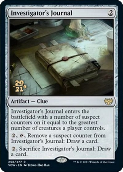 Investigator's Journal (Promos: Prerelease Cards) Near Mint Foil