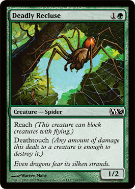 Deadly Recluse (Magic 2013 Core Set) Medium Play