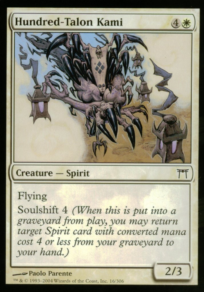Hundred-Talon Kami (Champions of Kamigawa) Damaged / Poor