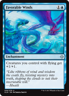 Favorable Winds (Ixalan) Damaged / Poor
