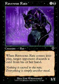Ravenous Rats (Invasion) Medium Play Foil