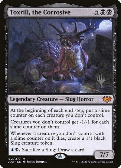 Toxrill, the Corrosive (Promo Pack: Dominaria United) Near Mint Foil