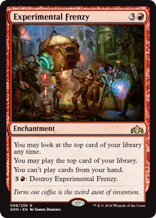 Experimental Frenzy (Guilds of Ravnica) Light Play Foil