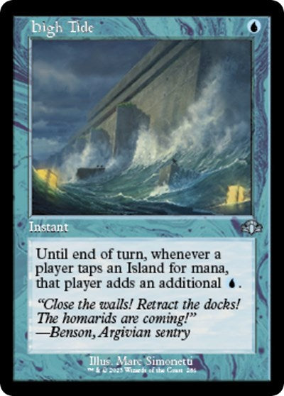 High Tide (Retro Frame) (Dominaria Remastered) Light Play Foil