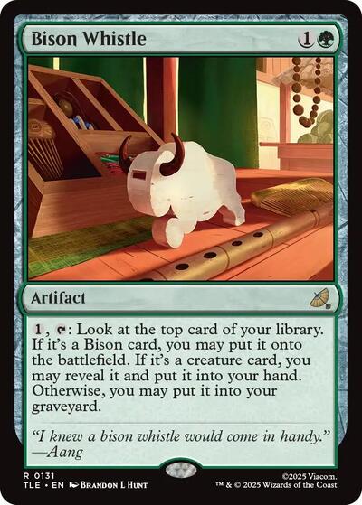 Bison Whistle (Avatar: The Last Airbender: Eternal-Legal) Light Play