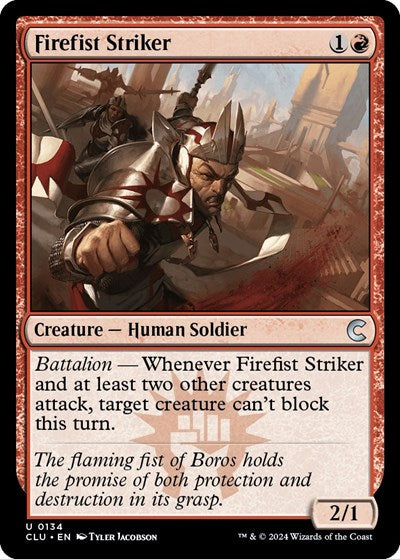 Firefist Striker (Ravnica: Clue Edition) Near Mint