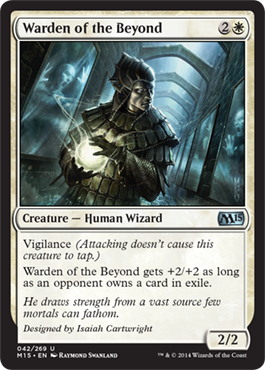 Warden of the Beyond (Magic 2015 Core Set) Light Play