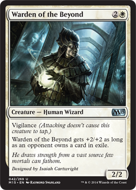 Warden of the Beyond (Magic 2015 Core Set) Medium Play