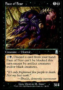 Face of Fear (Odyssey) Near Mint Foil
