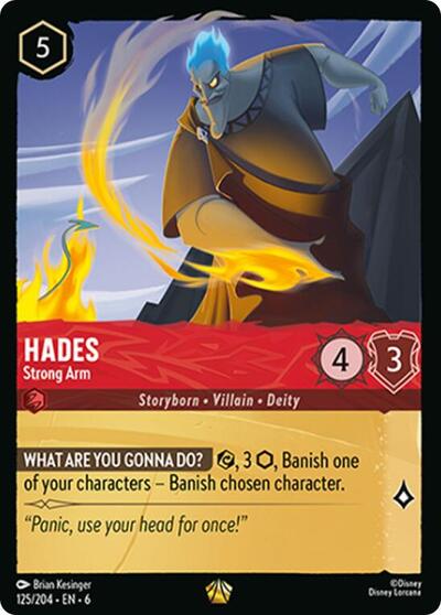 Hades - Strong Arm (Azurite Sea) Near Mint Cold Foil