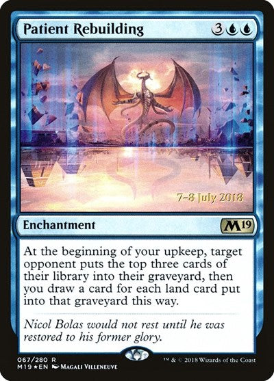 Patient Rebuilding (Promos: Prerelease Cards) Light Play Foil