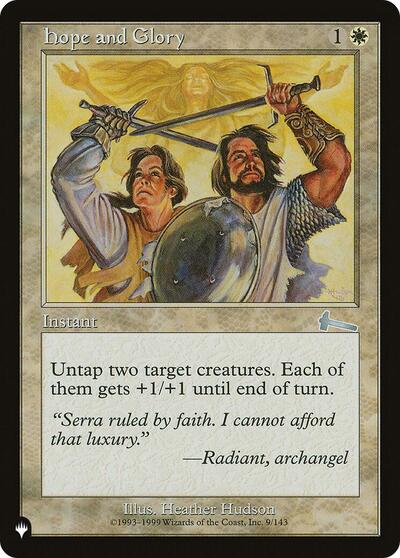 Hope and Glory (The List) Near Mint