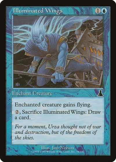 Illuminated Wings (Urza's Destiny) Near Mint Foil