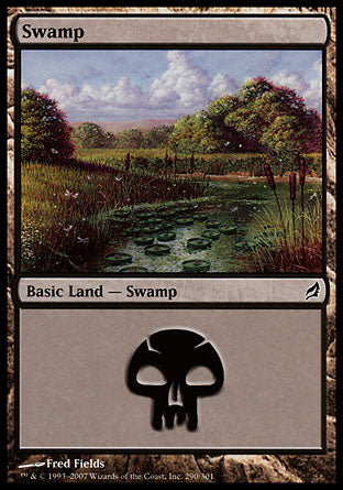Swamp (290) (Lorwyn) Medium Play