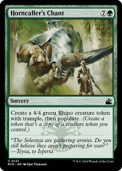 Horncaller's Chant (Ravnica Remastered) Near Mint Foil