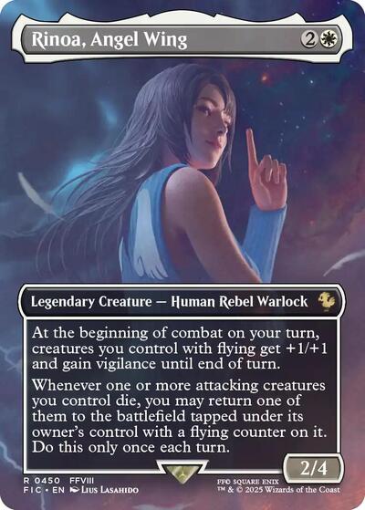 Rinoa, Angel Wing (Borderless) (Commander: FINAL FANTASY) Near Mint Foil