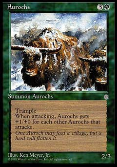 Aurochs (Ice Age) Medium Play